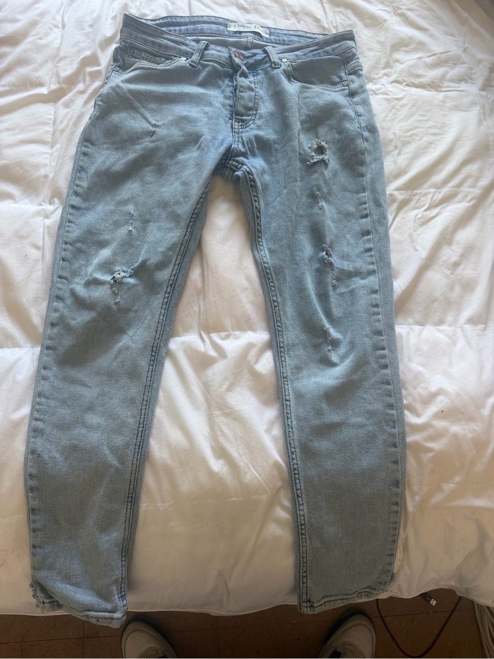 Dior Light Blue Denim Jeans